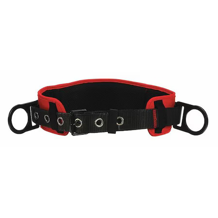 3M Protecta 1091014 Body Belt, 2 D-Rings, Hips Location, Steel, Includes