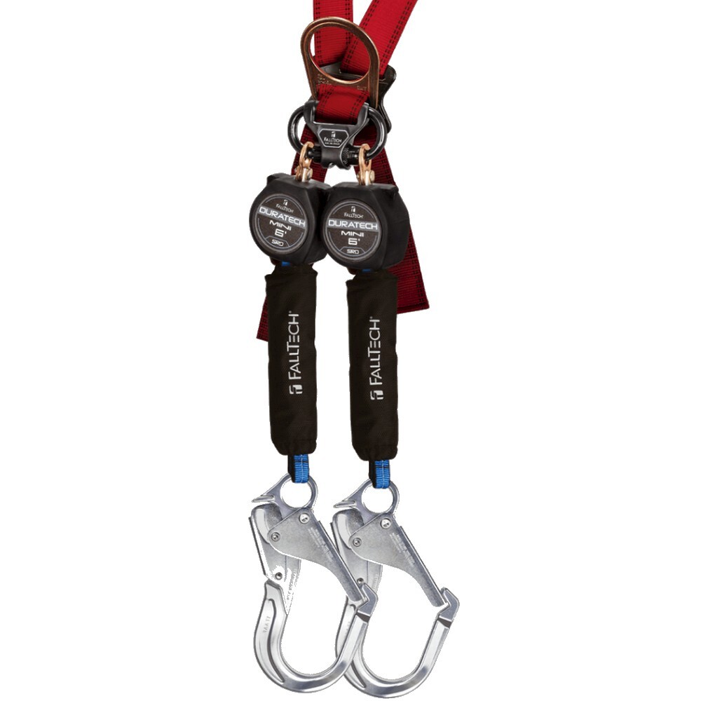 Falltech Class 1 DuraTech Twin 6′ Self-Retracting Device Aluminum Rebar Hooks