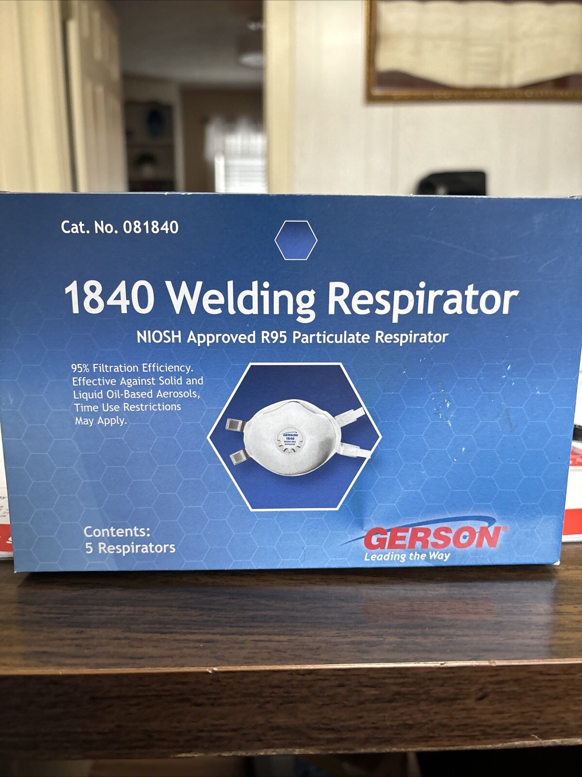Gerson 1840 R95 Particulate Respirator, 5 Pack