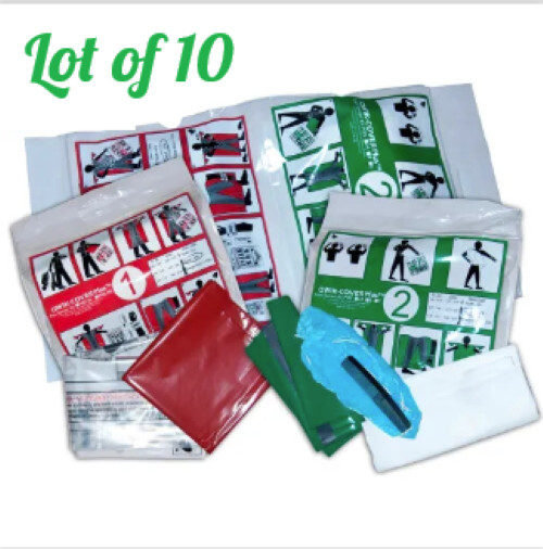10-Qwik-Cover Plus Pre/Post Decon Dressing Kit Responders POS SECUR-ID Lot 10