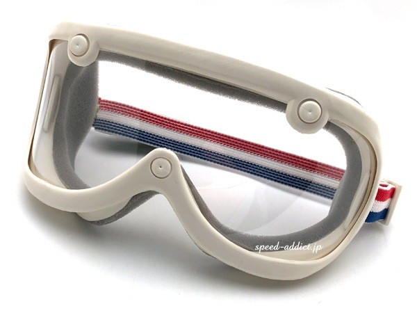 [Greaser] [Standard Model] [Ivory/Tricolor] 60s Vintage Goggles