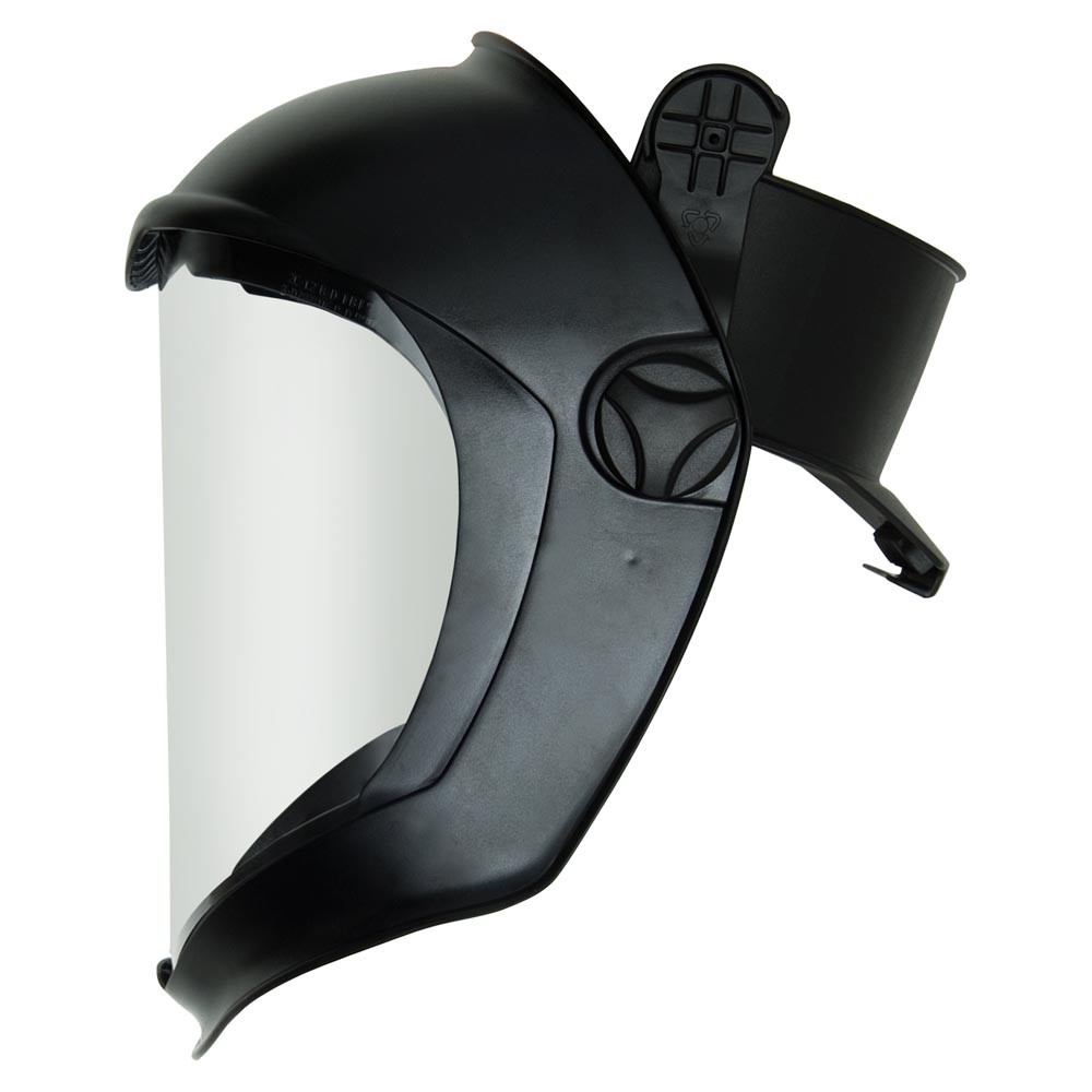 Uvex S8515 Bionic Face Shield with Hard Hat Adapter Clear Polycarbonate Anti-Fog