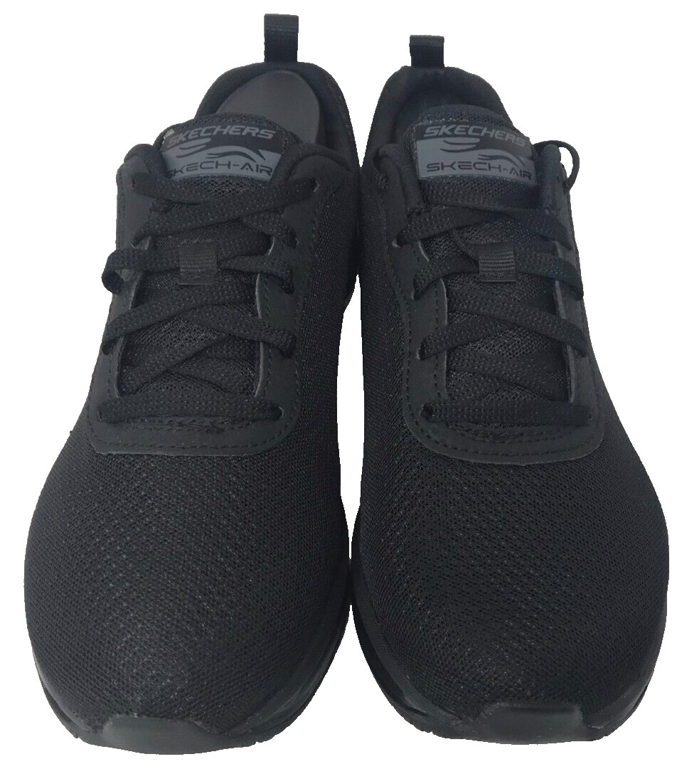 Skechers Women’s Work Relaxed Fit Skech Air SR Lace Up Shoes Black Size:8 180F