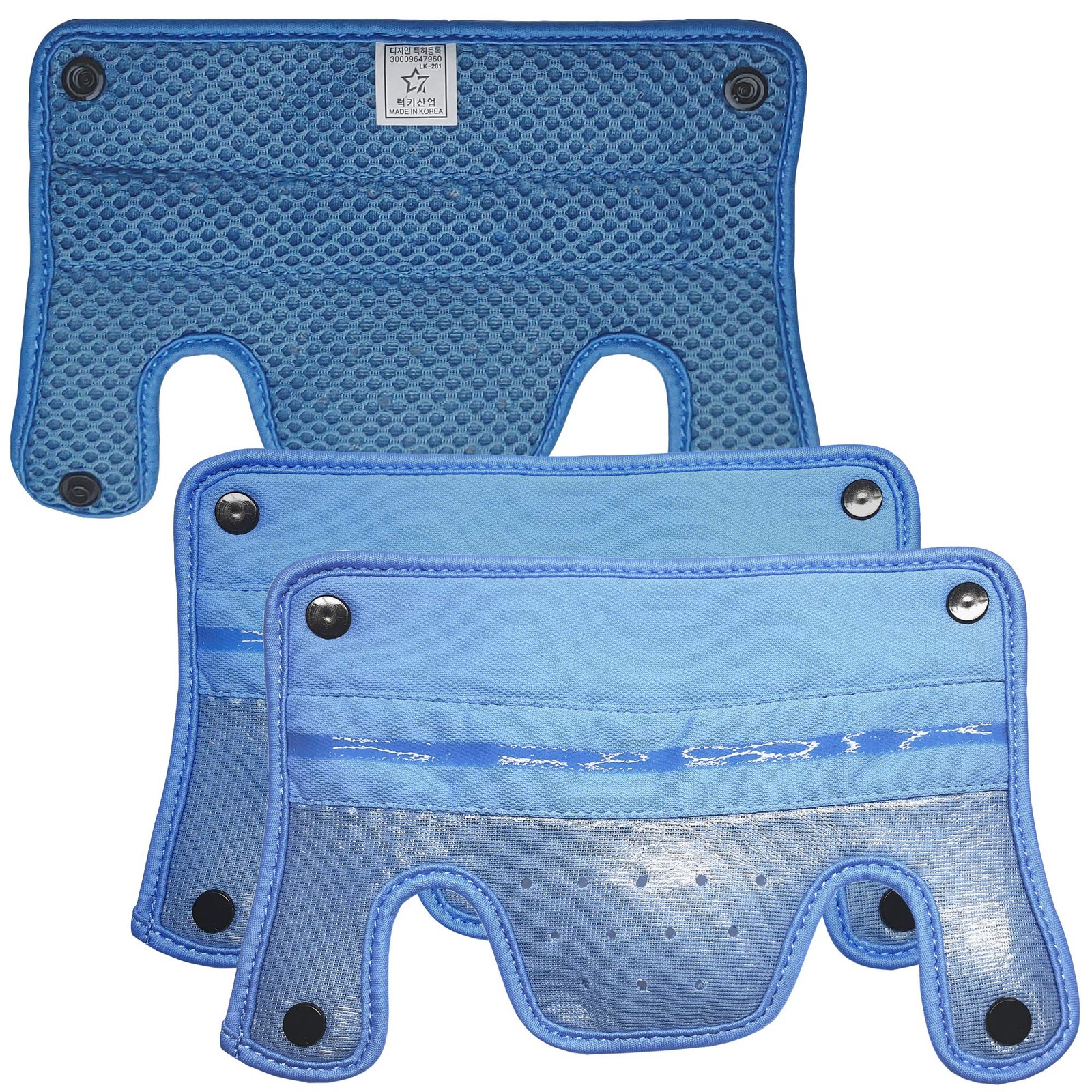 LENITH Washable Snap On Hard Hat Mesh Sweatband Liner (3 Pieces)