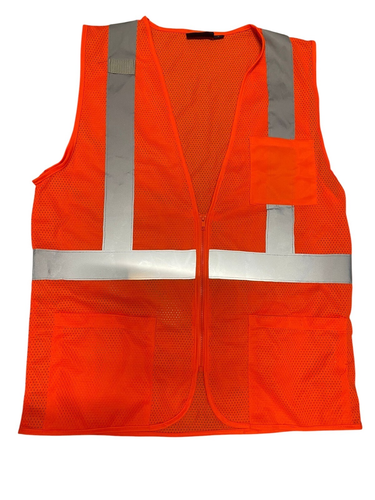Orange Mesh Hi-Viz Safety Vests (5 Pack)