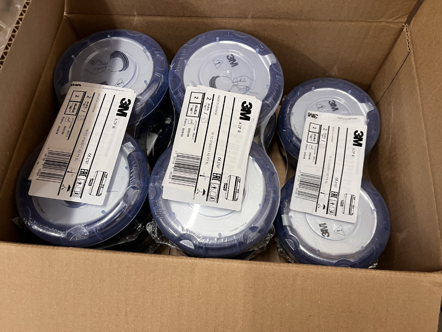 3M Jupiter filter 12 x A2P R respirator filter set 453-00-25 respirator new original packaging