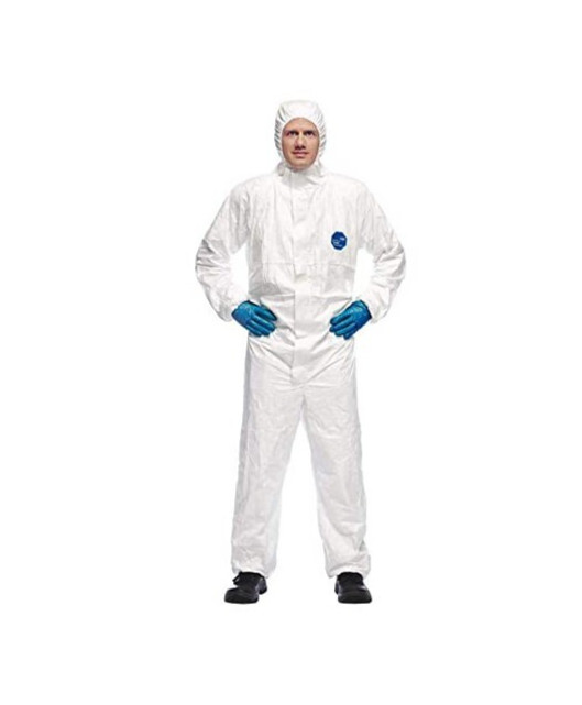 DuPont Tyvek 500 Xpert Lab Coat Protective Disposable Overalls Cat III XL