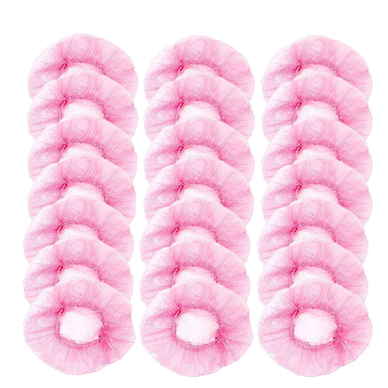 100 Pcs Disposable Ear Covers for Shower, Plastic Waterproof Ear Protectors D…