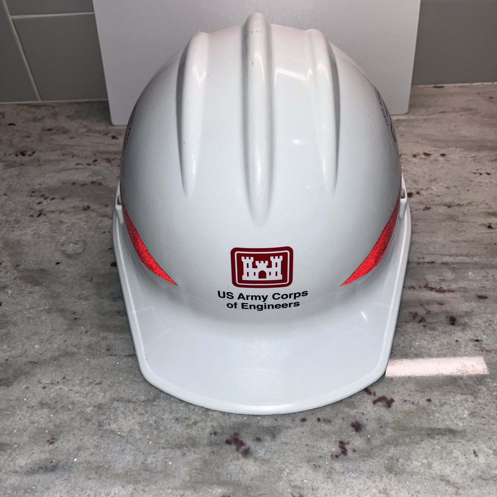 US Army Corps of Engineer Hard Hat Safety Helmet Bullard Model 3000 USA Made
