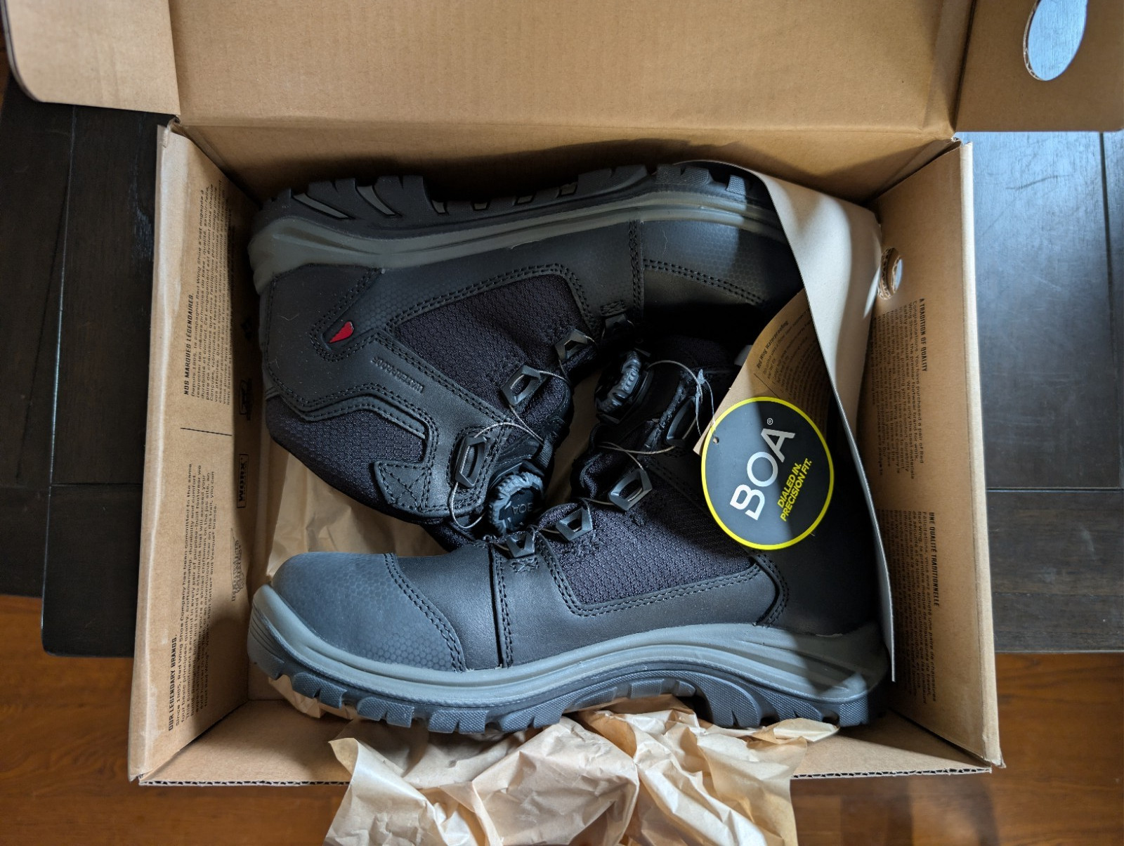 Red Wing Tradesman Boot 6614 Men’s 11 D Black Electrical Hazard (EH)