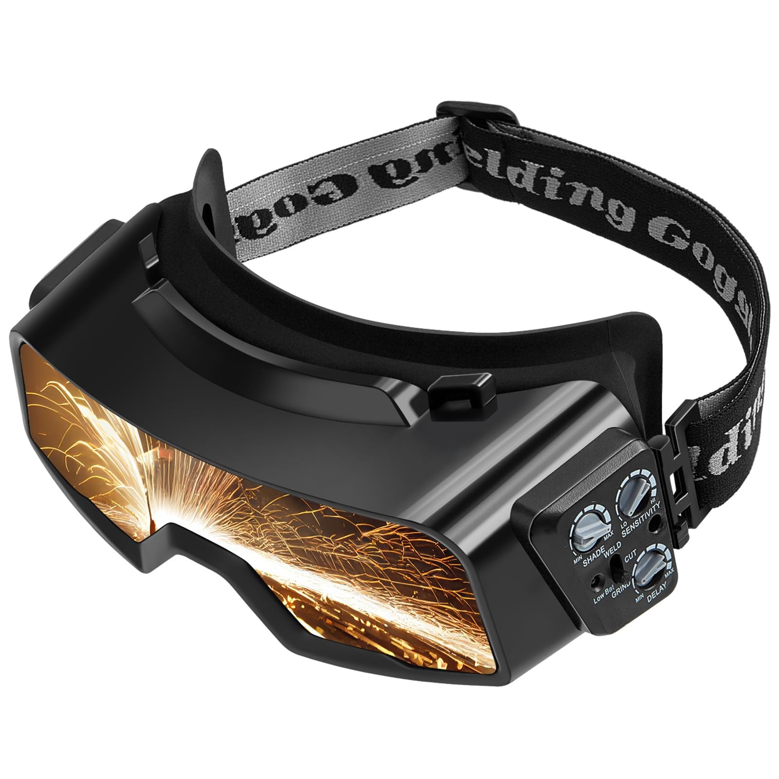 Saysurey Auto Darkening Welding Glasses 4.82×1.38″ View TIG MIG MMA Plasma