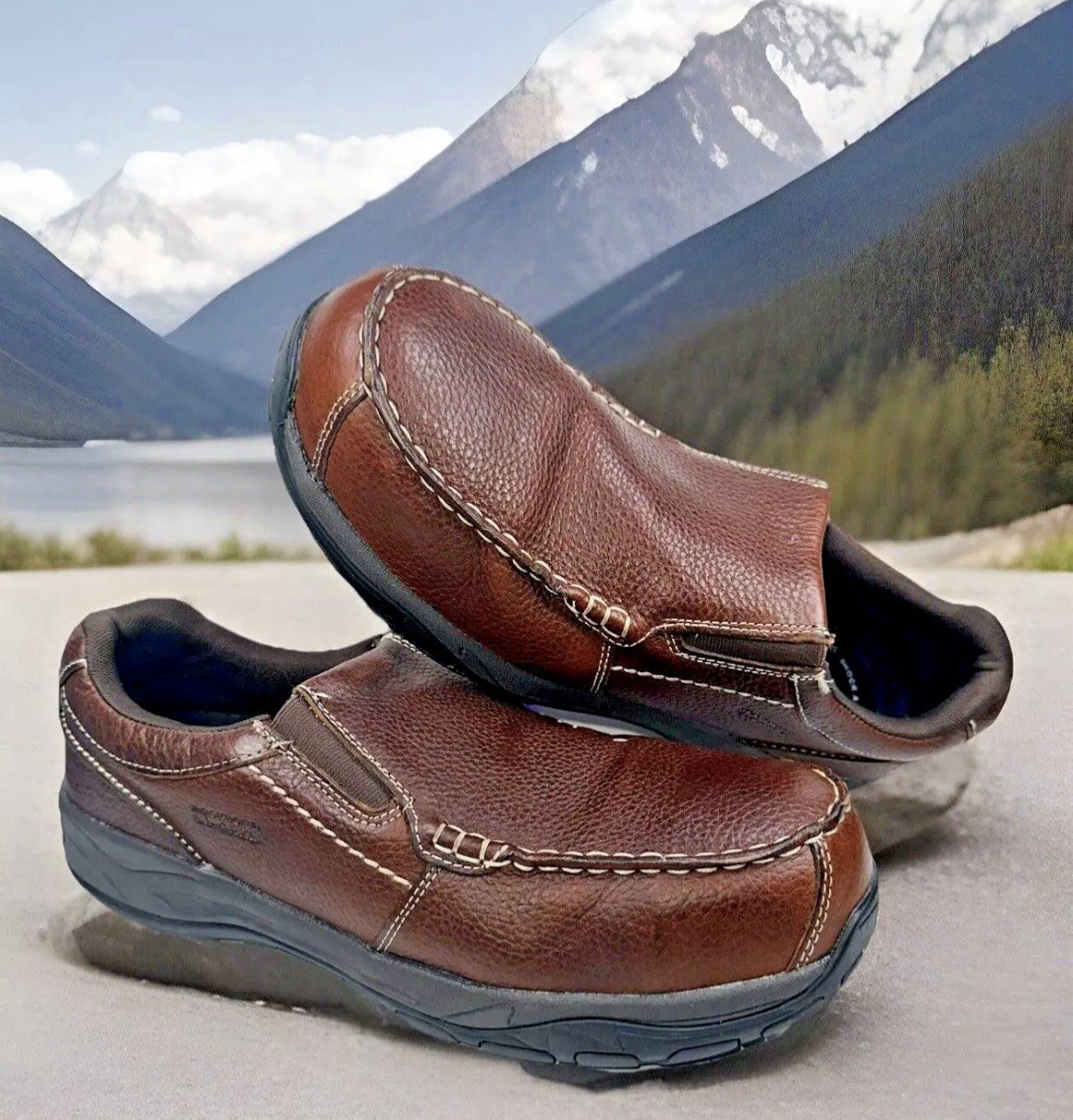 Rockport RK6748 Size 13 M Slip-On Extreme Light Leather Safety Shoes