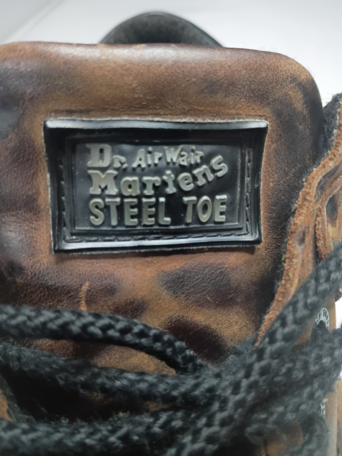 Dr. Martens P0313 Industrial Steel Toe Safety Work Shoes Brown Men’s Size 13 EH
