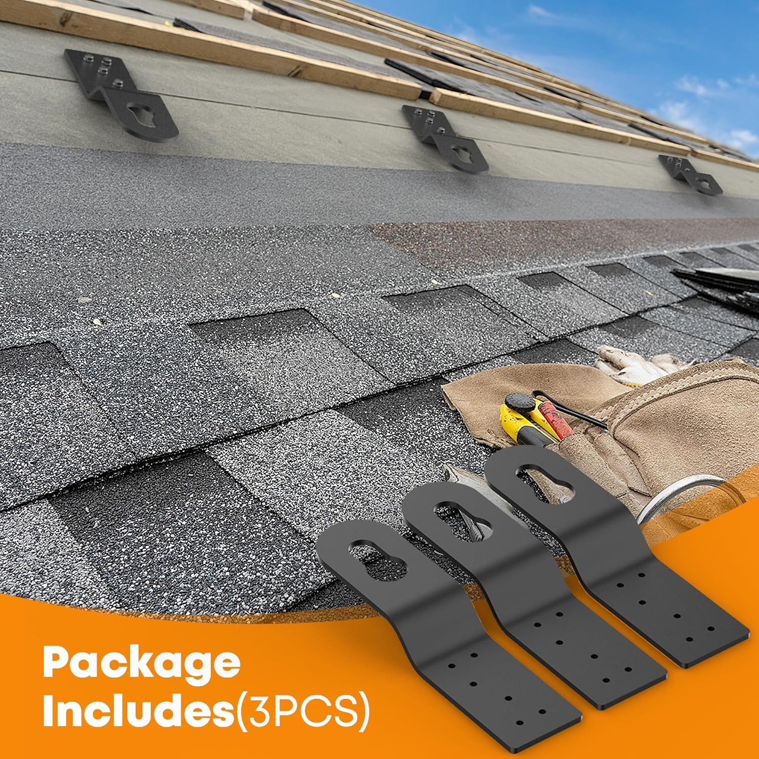 Roof Safety Anchor for Fall Protection, Permanent Roof Anchor Tie off Point for