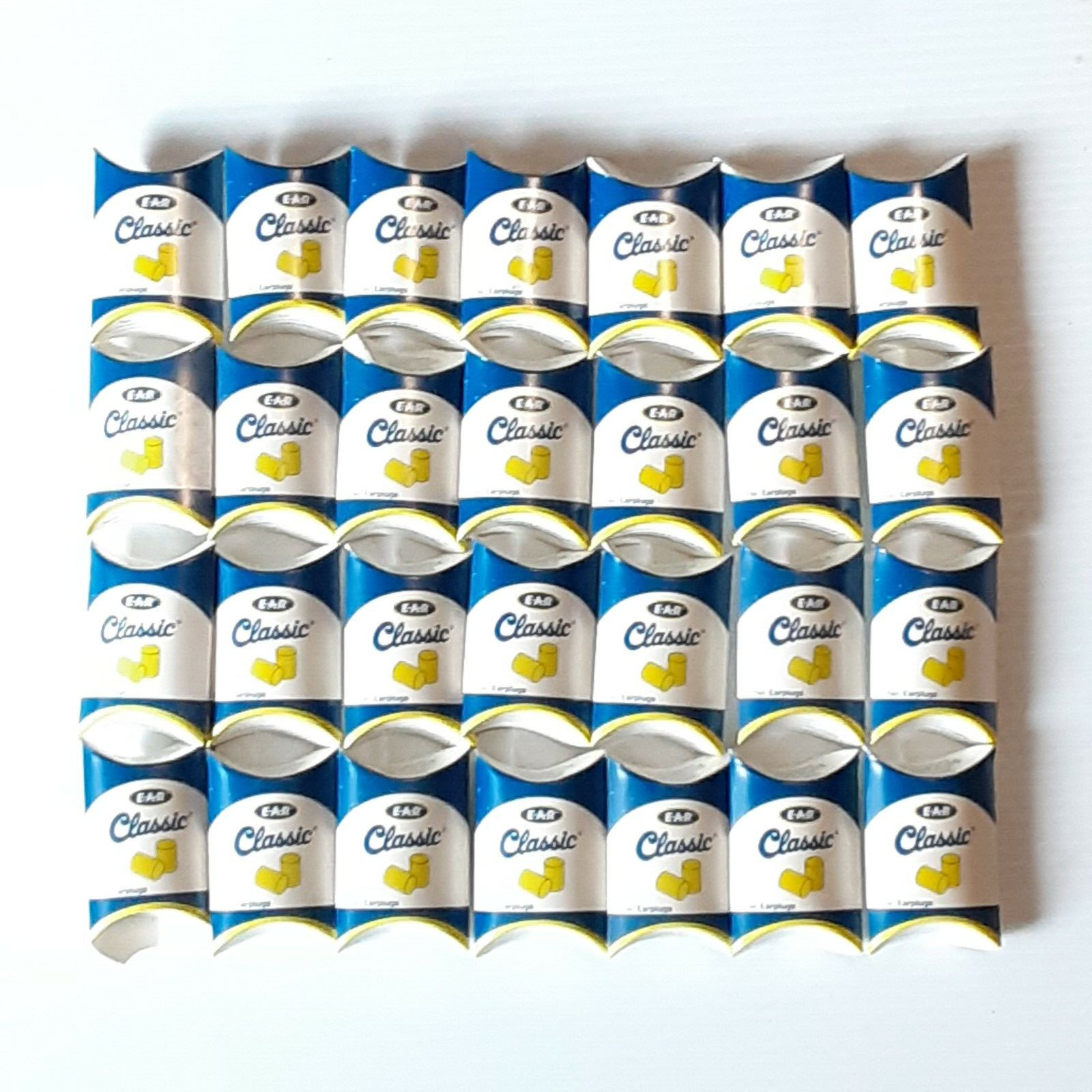 Ear Classic Earplugs – Yellow – 28 Pack – Individually Packaged NEW