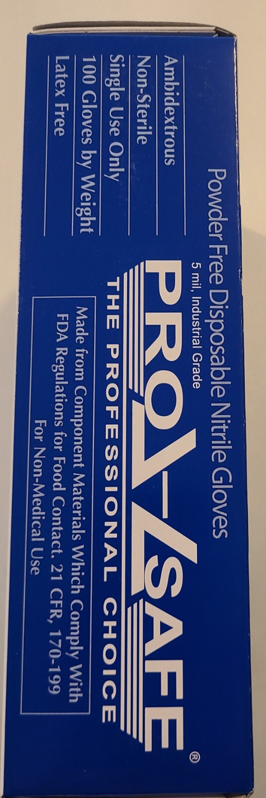 prosafe 5 mil industrial nitrile glove 100 pc