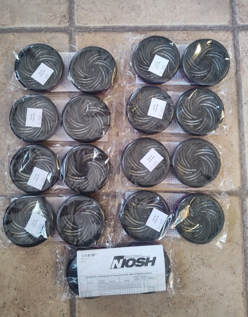 NOISH Moldex 7990 – P100 Respirator Cartridge Lot Of 9 Pairs