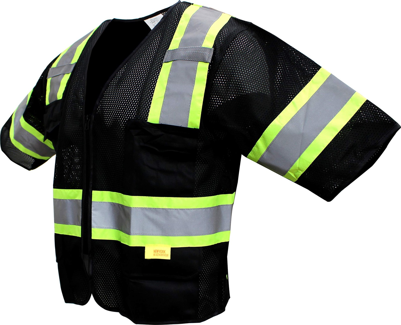 RK-Safety MV7813 Class 3 High Visibility Reflective Vest Medium Black