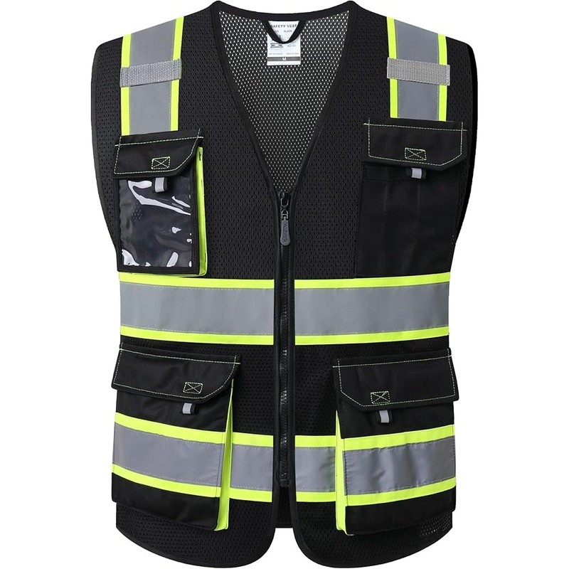 Reflective Safety Vest Men Women High Visibility Mesh Utility Work Vest New