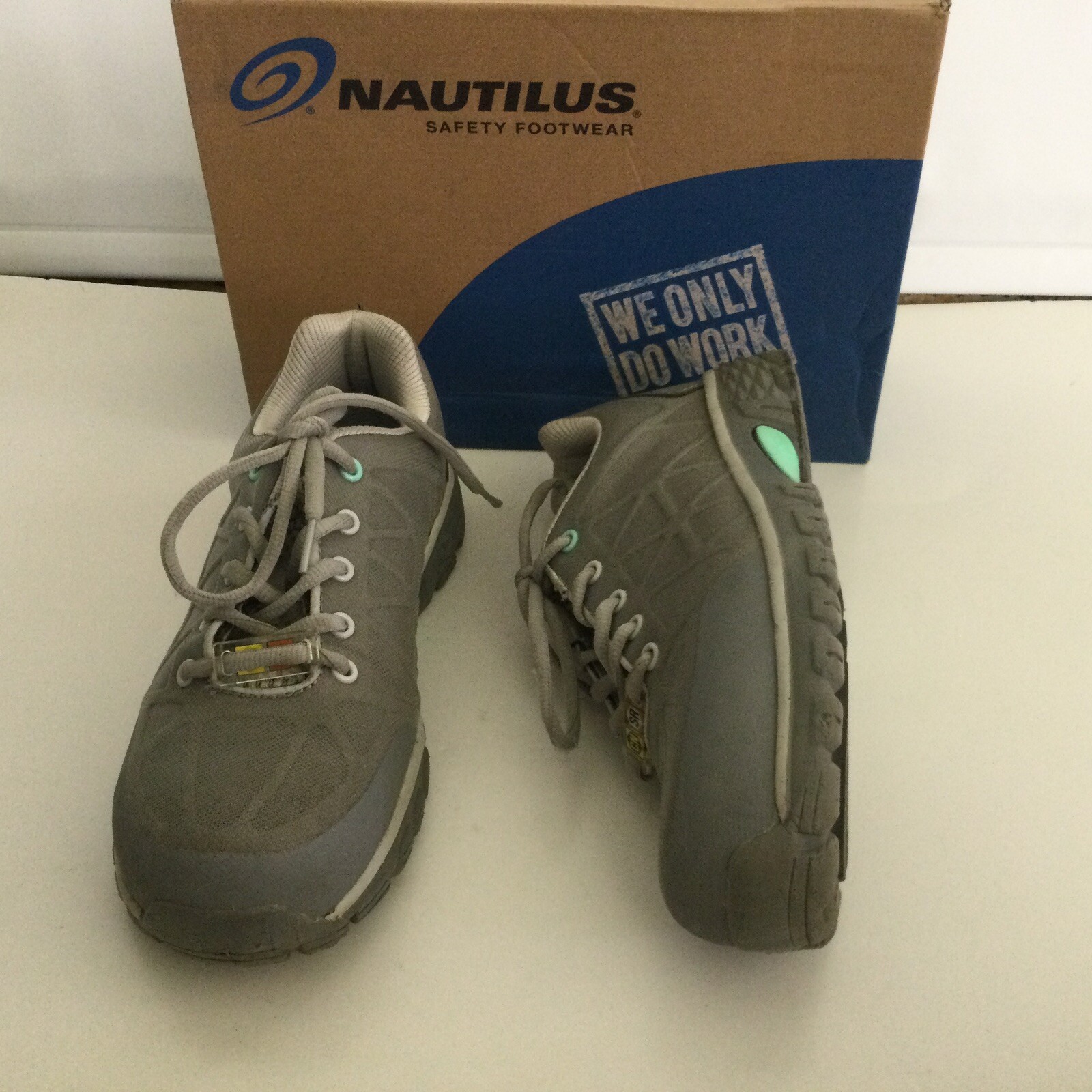 Nautilus Women’s N2159 Spark EH Work Safety Sneaker Color Grey Size 7.5