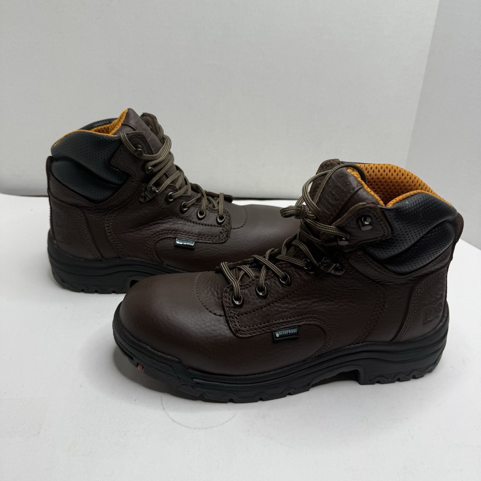 Timberland PRO Titan 6” Waterproof Soft Toe Work Boots Men Size 8 M New