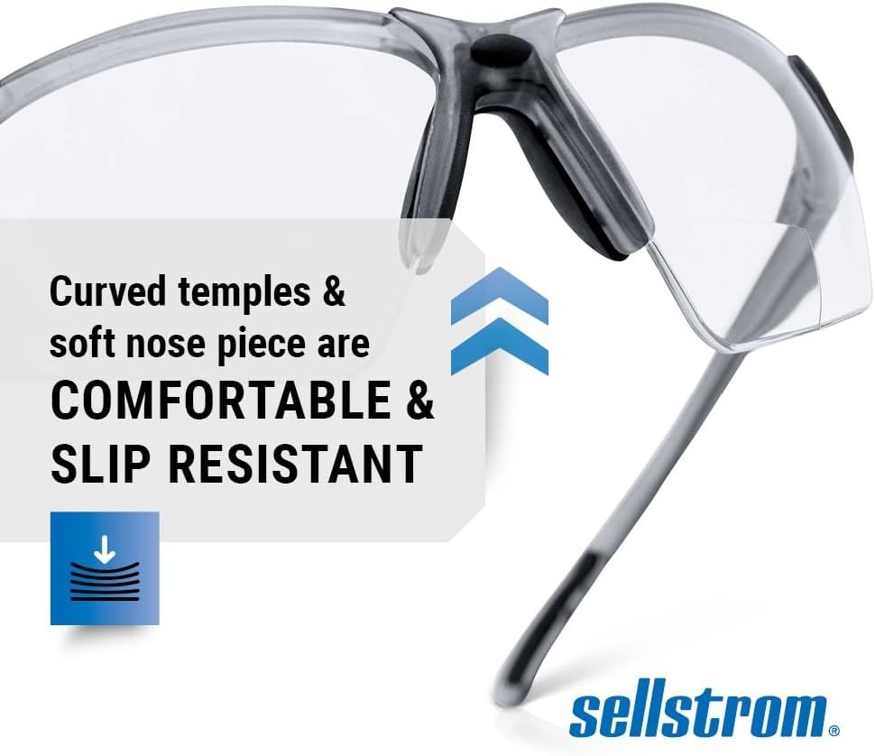 Wraparound Bifocal Safety Glasses XM340RX – Perfect for Outdoor & Industrial Use
