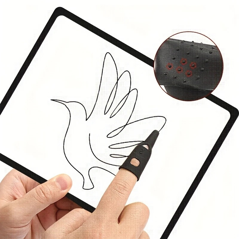 5 PCS Silicone Touch Cover with Holes Perfect for Gaming Drawing & Handwriting