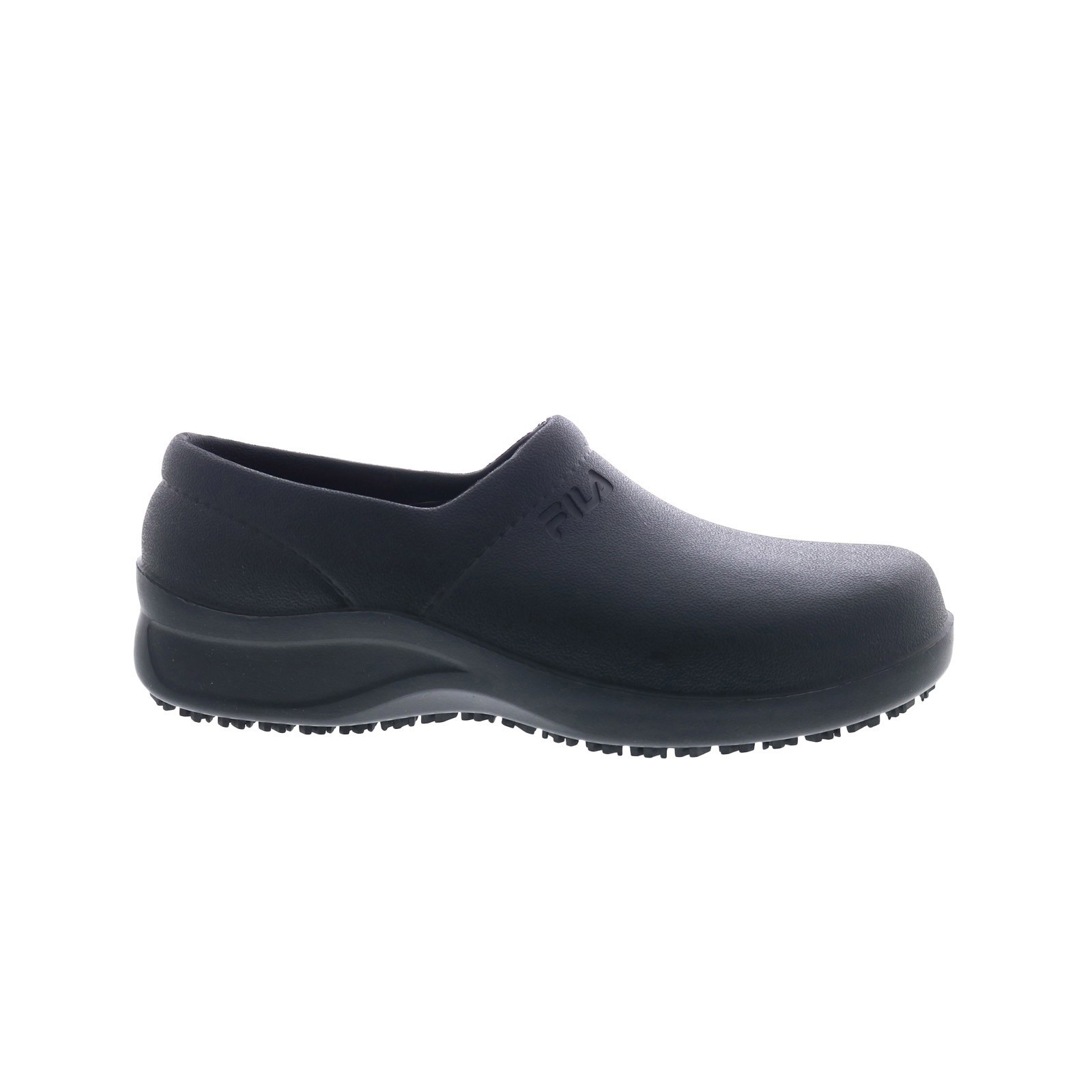 Fila Galvanize Slip Resistant Mens Black Wide Athletic Work & Safety Shoes 7