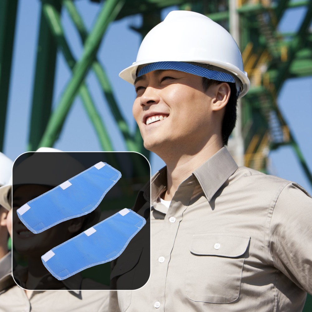 2 Pcs Hard Hat Sweatband Miss Safety Liners for Men Hats Reusable