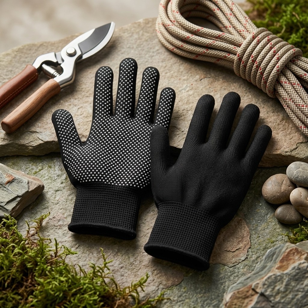 Nylon Dotted Work Gloves Non Slip Grip for Gardening Industrial Use 36 Pairs