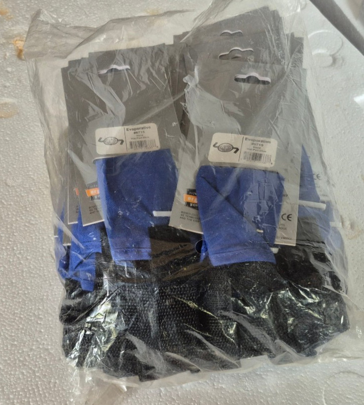 24-Pack Ergodyne Chill-Its 6715 Hard Hat Cooling Inserts Blue NEW Case Lot