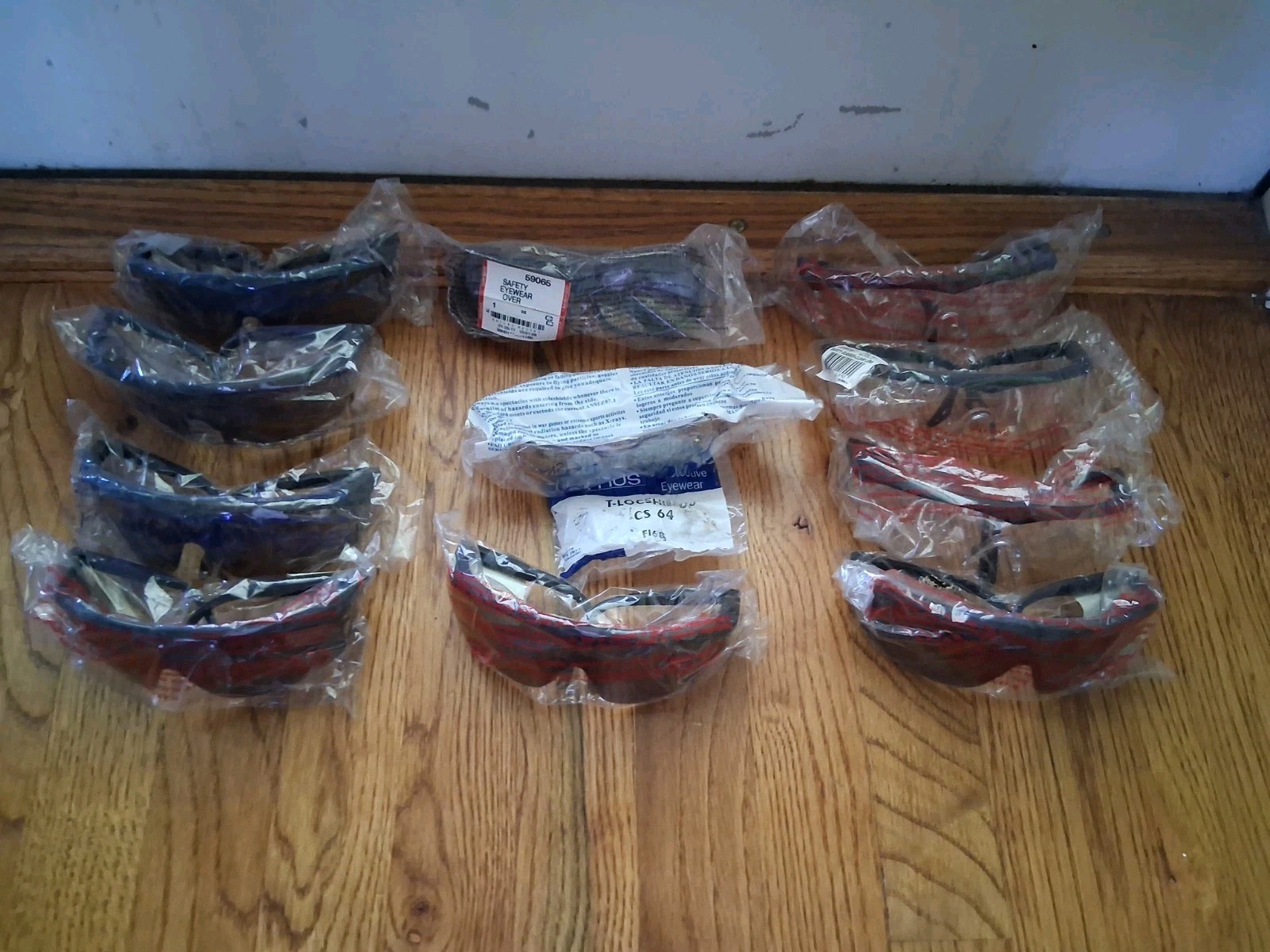 Lot Of 11 Wisdom Safety Glasses (Mostly) & 1 Set Of Side Shields Clear & Tinted