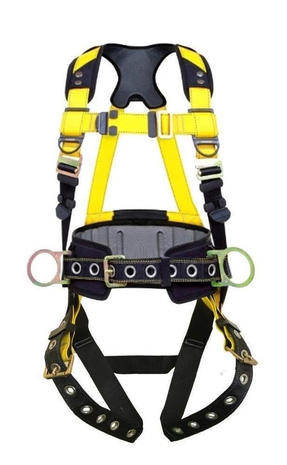 NEW Falltech Full Body Fall Protection Harness, 8142 FT-Iron 4D Climbing, 2X/3X