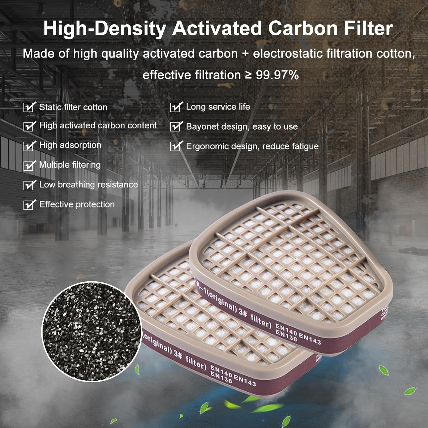 20PC Pregnancy Seat Belt Cartridge Filter Set 6001cn For 6800 6200 7502 Gas Face