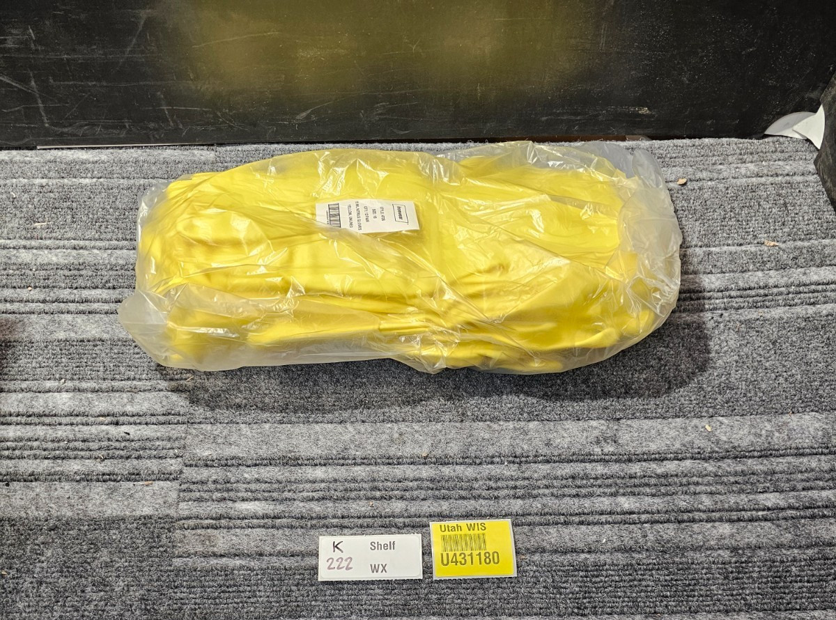 (QTY 120 PAIRS) Ironwear 4726 Size 10 15mil Nitrile Gloves, Yellow, Unlined