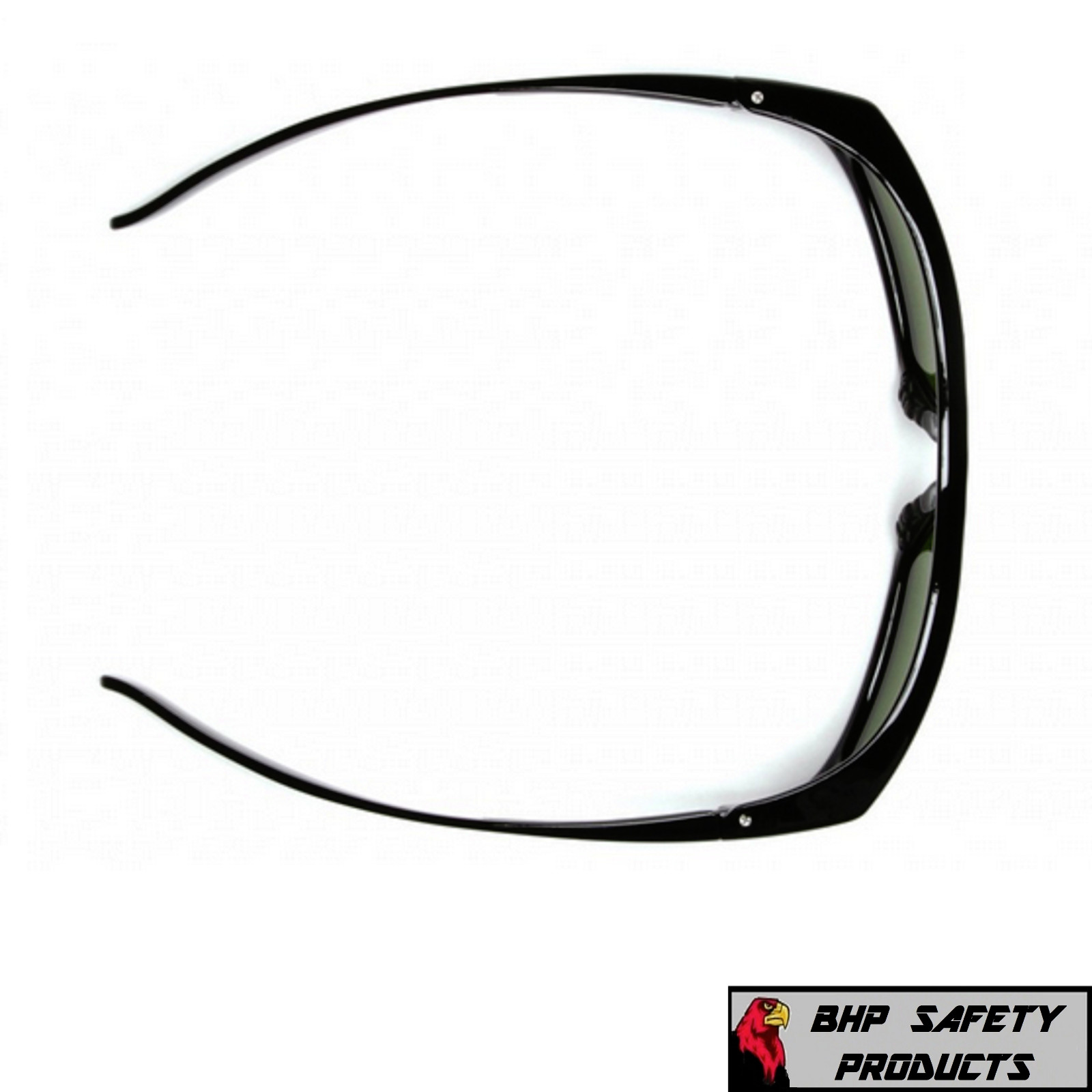 PYRAMEX EMERGE SAFETY GLASSES 1.5 FULL MAGNIFYING READER SB7910D15 BLACK FRAME