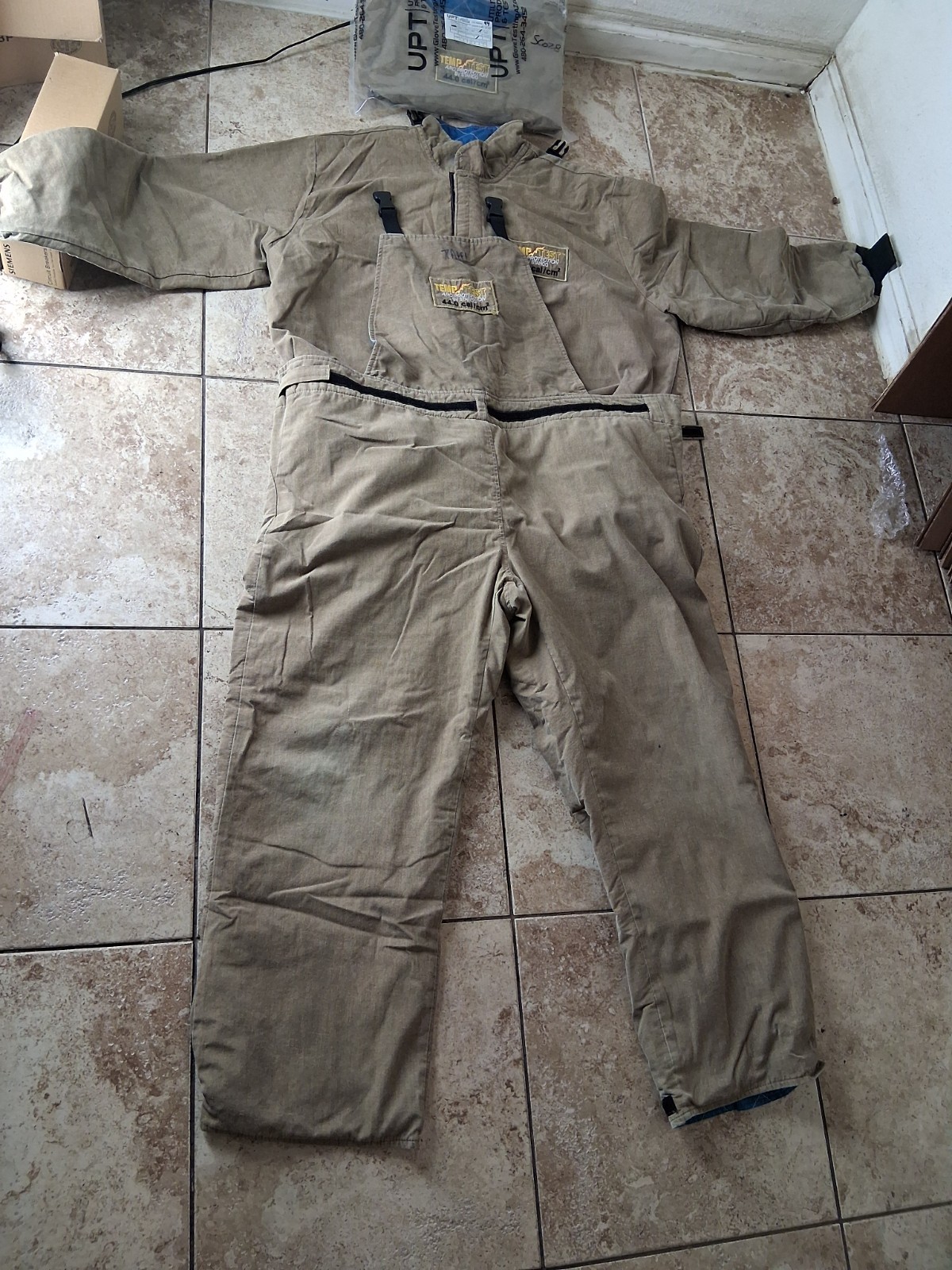 Temp-Test Arc kit By Stanco 44.0 cal/cm2 2xl overalls xL jacket hood used #6