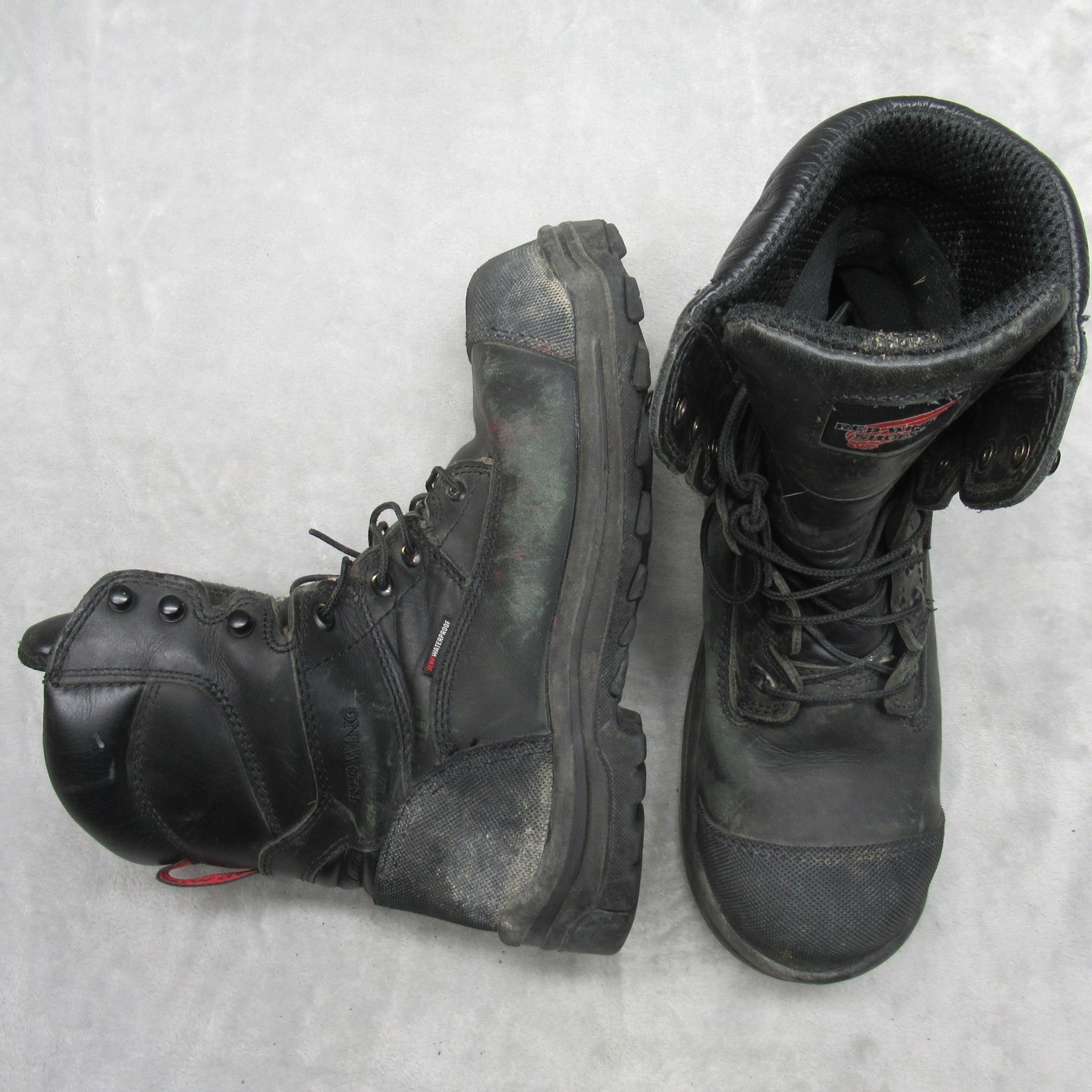 Red Wing Mens 11D Boots Black King Toe 3512 Leather Waterproof Safety Toe Work
