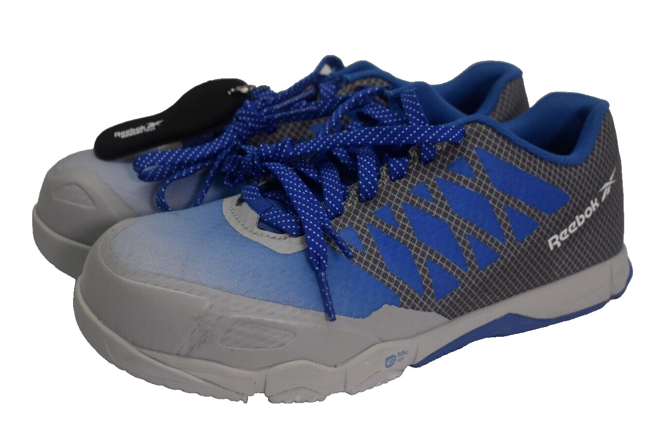 Reebok Work Speed TR Composite Toe Sneakers Safety Shoes Blue Mens Size 9M