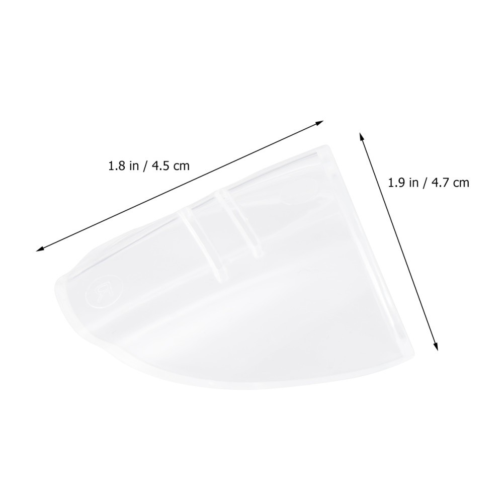 2 Pairs Durable Tpu Glasses Side Shield White Reusable Eyewear Protector