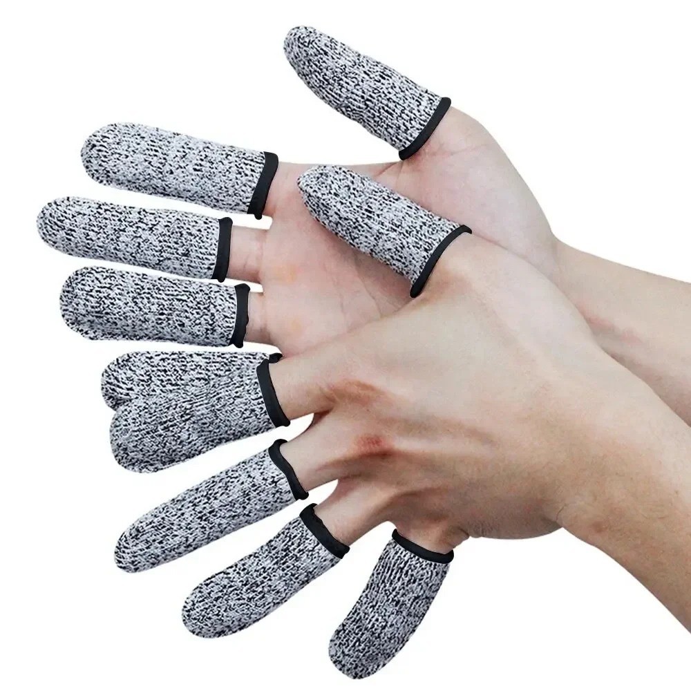 Level 5 Cut Resistant Finger Guards Flexible Kitchen Safety Protector Sleeves