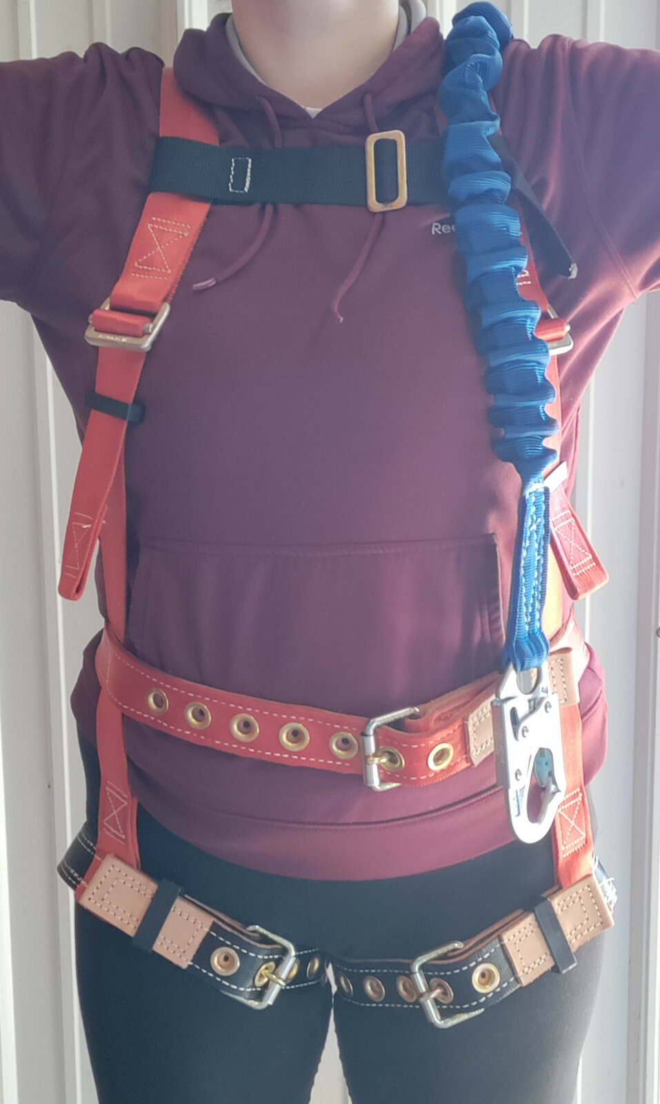 1 NEW KLEIN 87092 PREMIUM FULL BODY HARNESS FA/RET, 3D-RING X-LG NIB*MAKE OFFER*