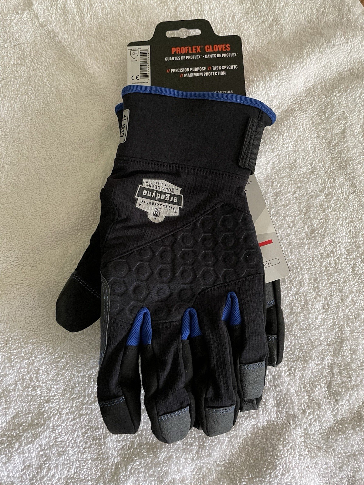 Ergodyne ProFlex 817 Thermal Reinforced Utility Work Gloves L Black