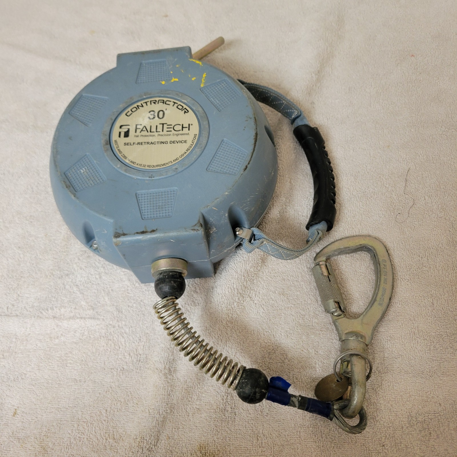Falltech Contractor 30′ Cable Self-Retracting Lifeline SRL 727630 (May 2018)
