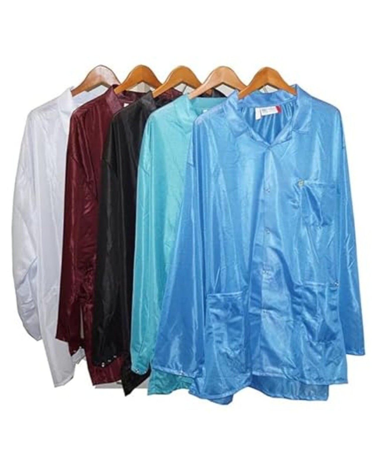 ESD Jacket with Snap Cuff – Level 3 Certified Anti-Static Smock for Men & Wom…