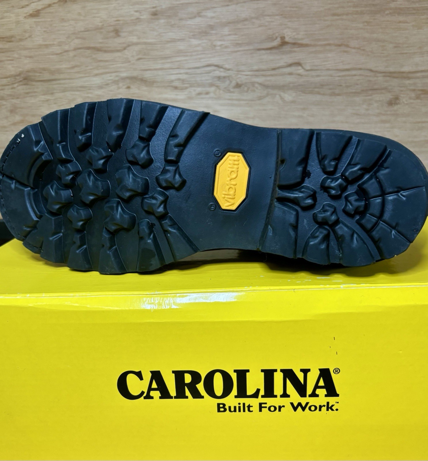 Carolina CA9831 Composite Toe EH WP Work Boots 8.5 2E Tan Logger Style Heel