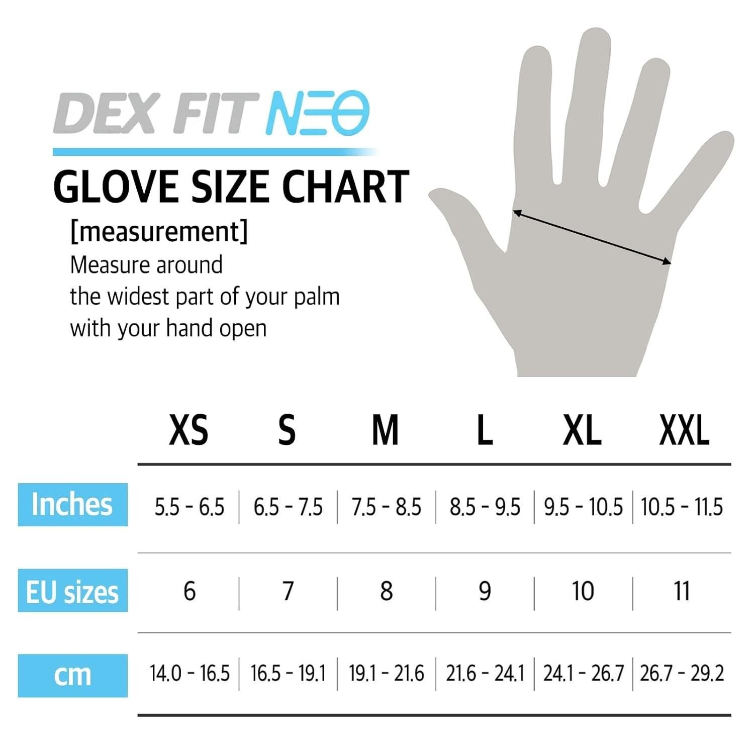 DEX FIT Mechanic Gloves MG310 Premium, Breathable, Washable, Black (L)