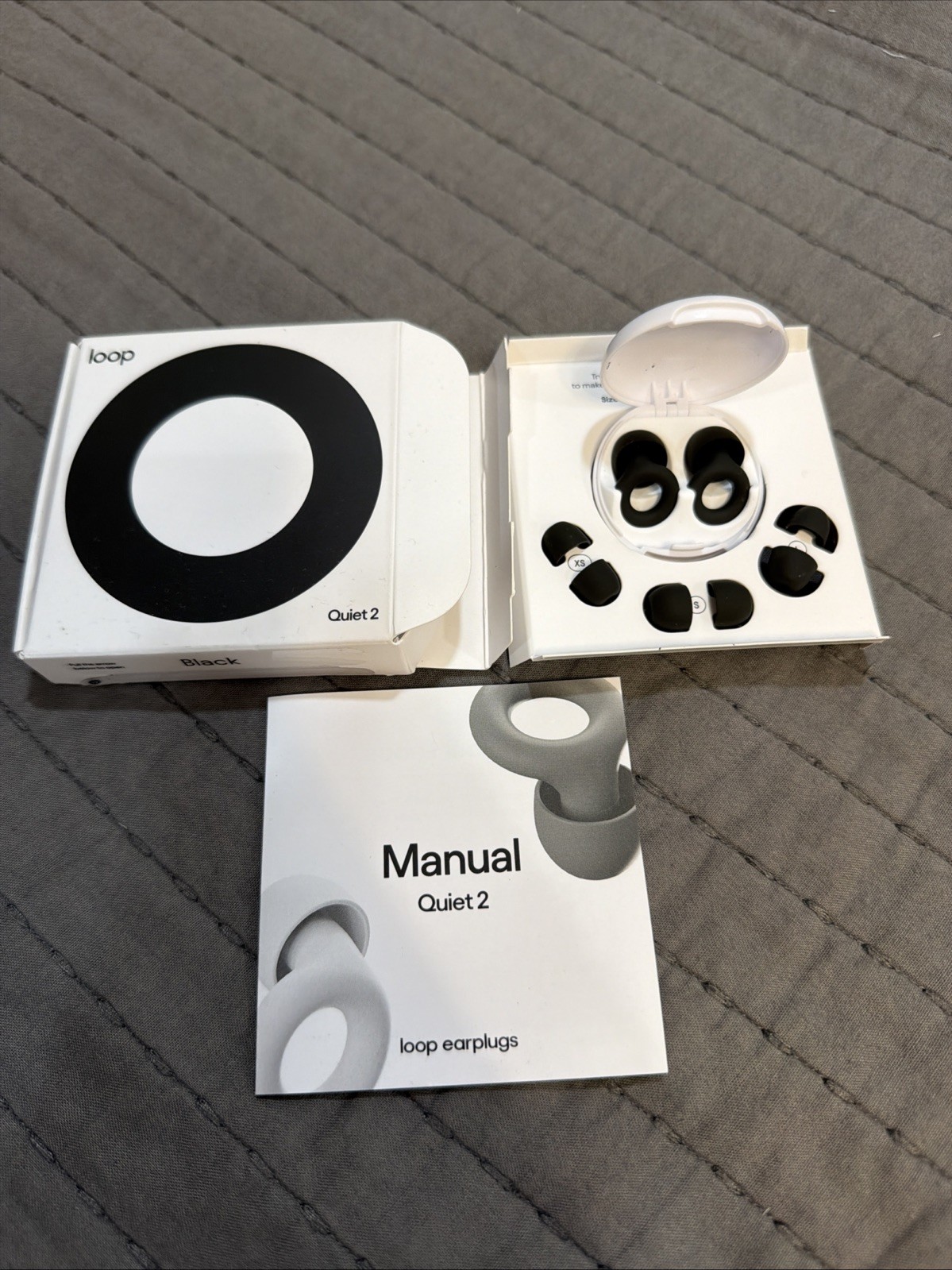 Loop Quiet 2 Earplugs Black – Ultra-Comfy Noise Reduction for Sleep & Focus
