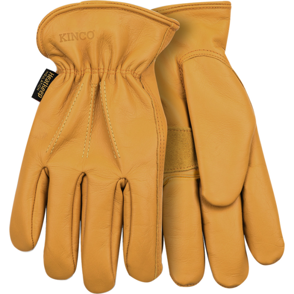 Kinco Gloves 198HK – Lined Premium Grain Cowhide Driver with Palm Patch