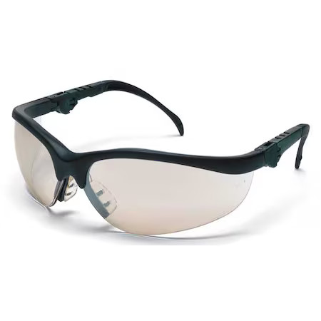 Mcr Safety Kd319af Klondike (Kd3), Safety Glasses, Anti-Fog, I/O Clear Mirror